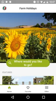 Italy – Farm Holidays android App screenshot 4